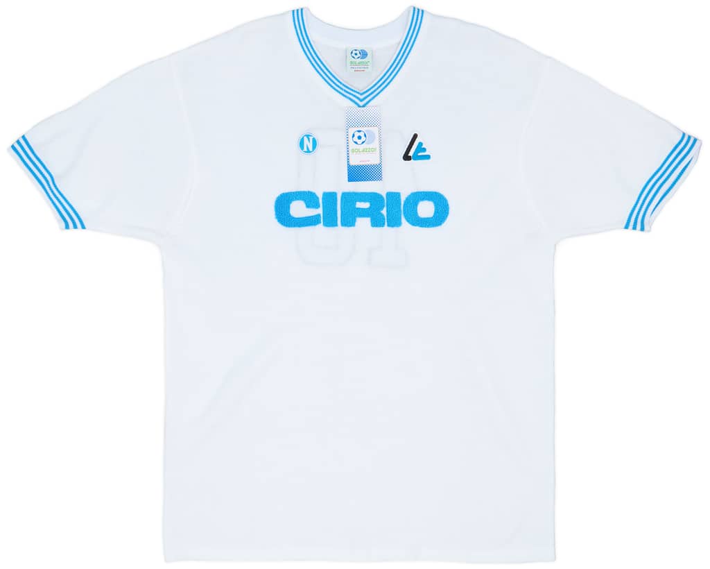 1984-85 Napoli Linea Time Reissue Away Shirt #10 (Maradona)