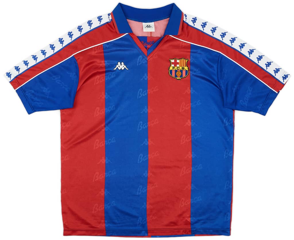1992-95 Barcelona Home Shirt - 8/10 - (L)