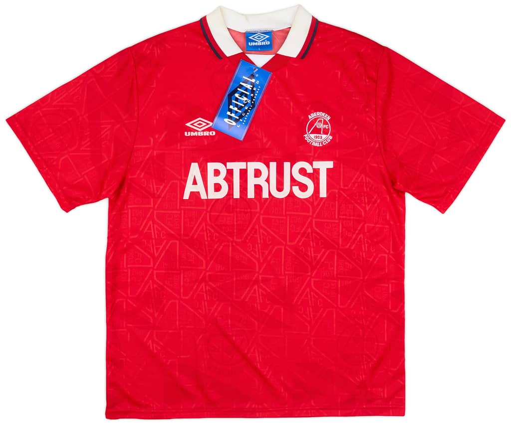 1992-93 Aberdeen Home Shirt (L)