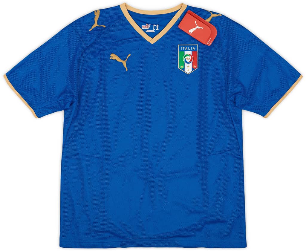 2007-08 Italy Home Shirt (XL.Boys)