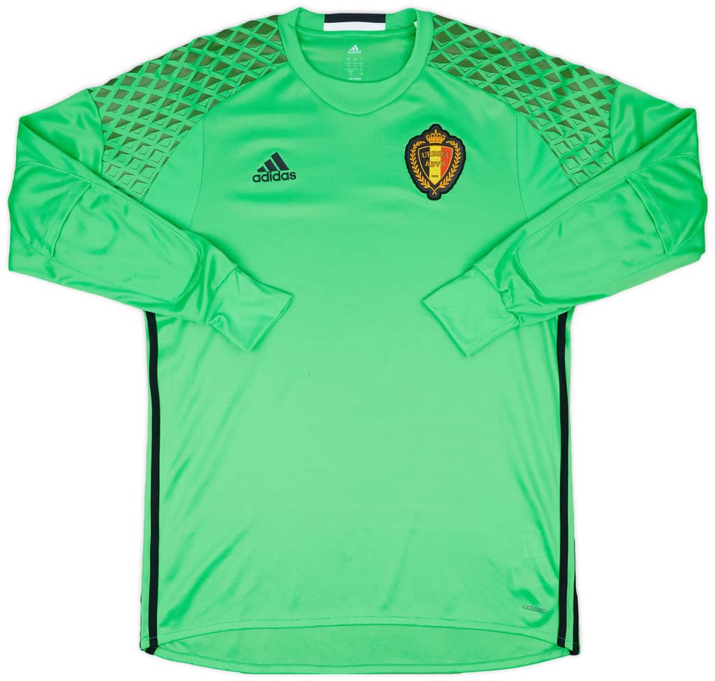 2016-17 Belgium Player Issue GK Home Shirt