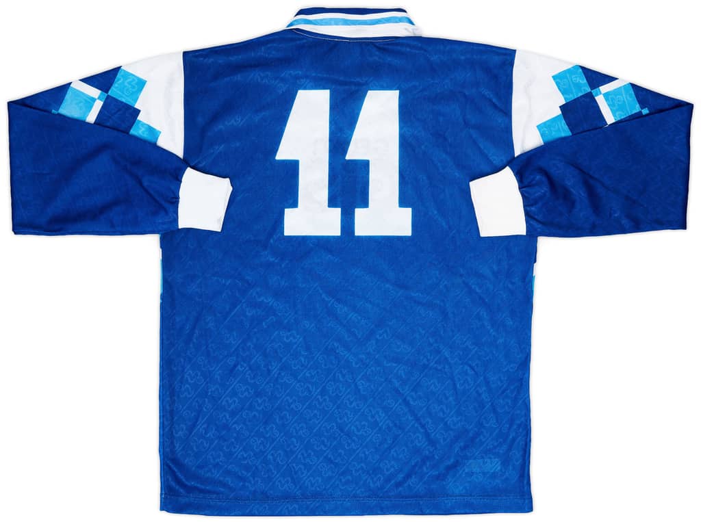 1992-93 Pescara Match Worn Away L/S Shirt #11 (Ferretti)