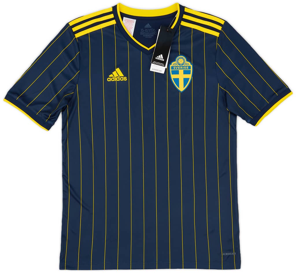 2020-21 Sweden Away Shirt - (KIDS)