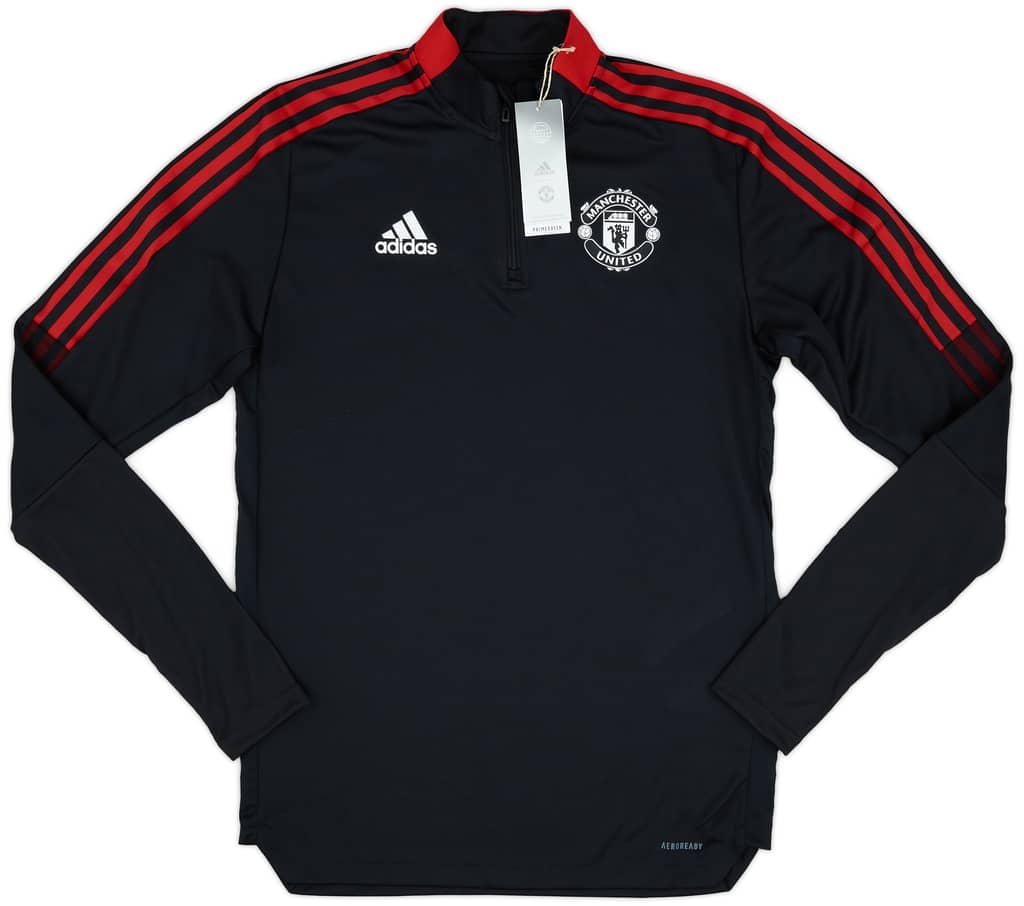 2021-22 Manchester United adidas 1/4 Zip Training Top