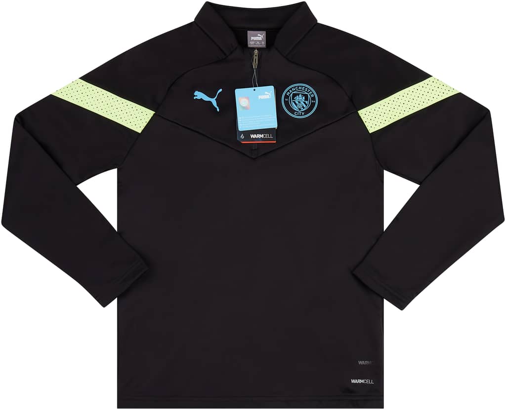 2022-23 Manchester City Puma 1/4 Zip Fleece Top - (KIDS)