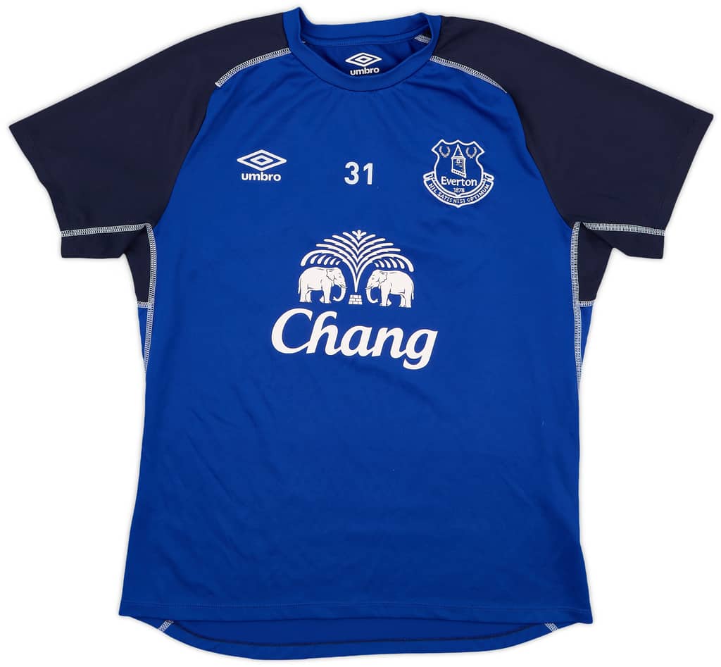 2014-15 Everton Umbro Player Issue Training Shirt #31 - 9/10 - (M)