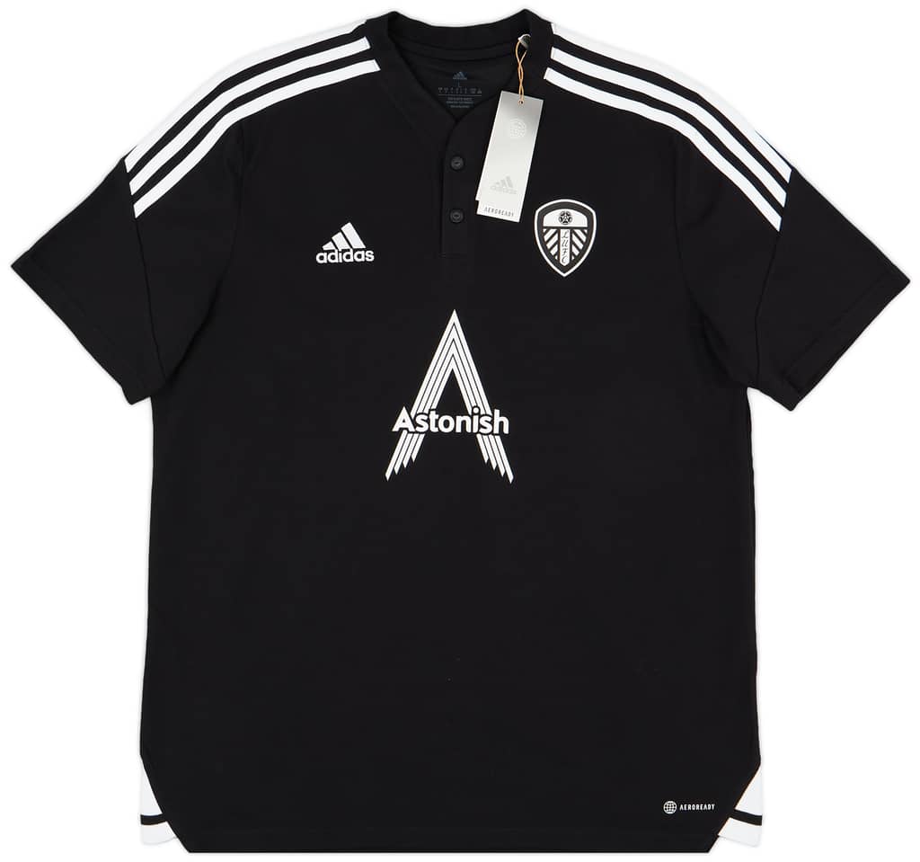 2022-23 Leeds United Player Issue Polo T-Shirt
