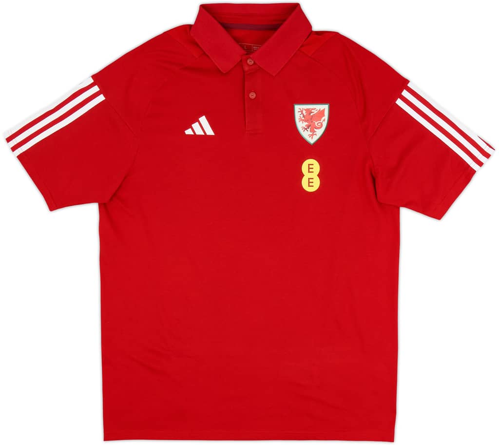 2023-24 Wales adidas Polo T-Shirt