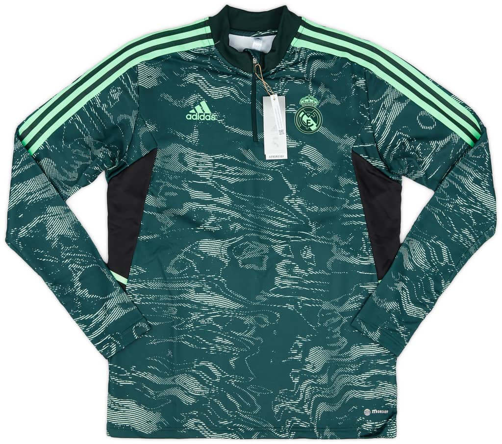 2022-23 Real Madrid adidas European 1/4 Zip Training Top