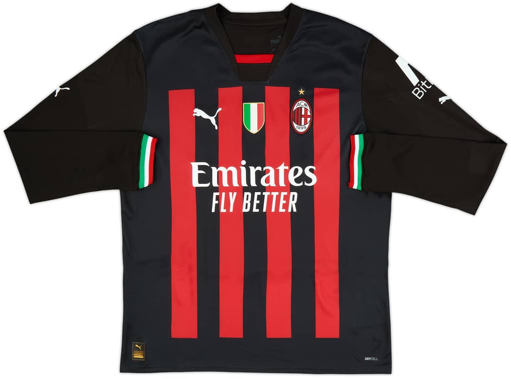 2022-23 AC Milan Home L/S Shirt