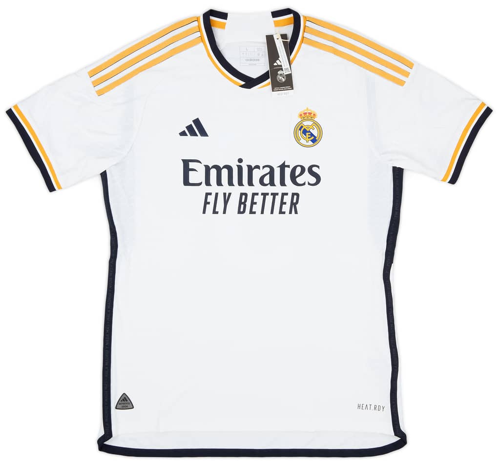 2023-24 Real Madrid Authentic Home Shirt Vini Jr #7