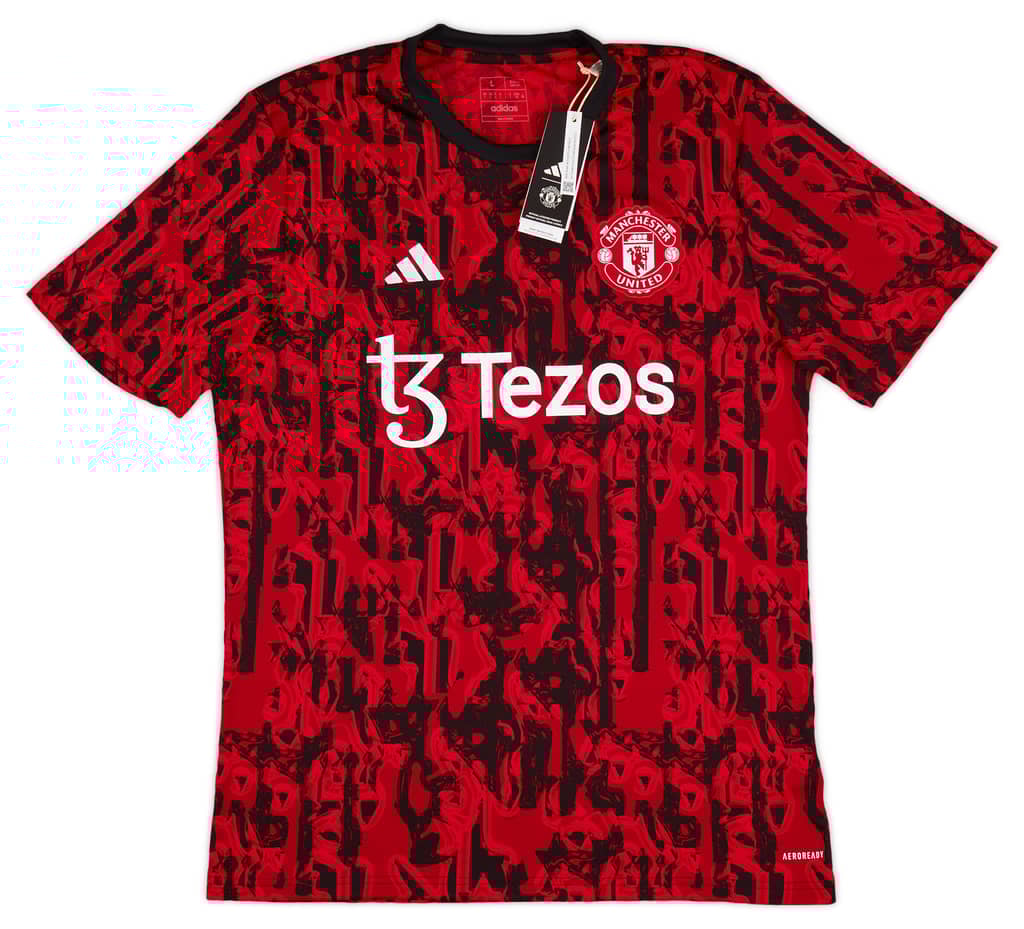 2023-24 Manchester United adidas Pre-Match Training Shirt