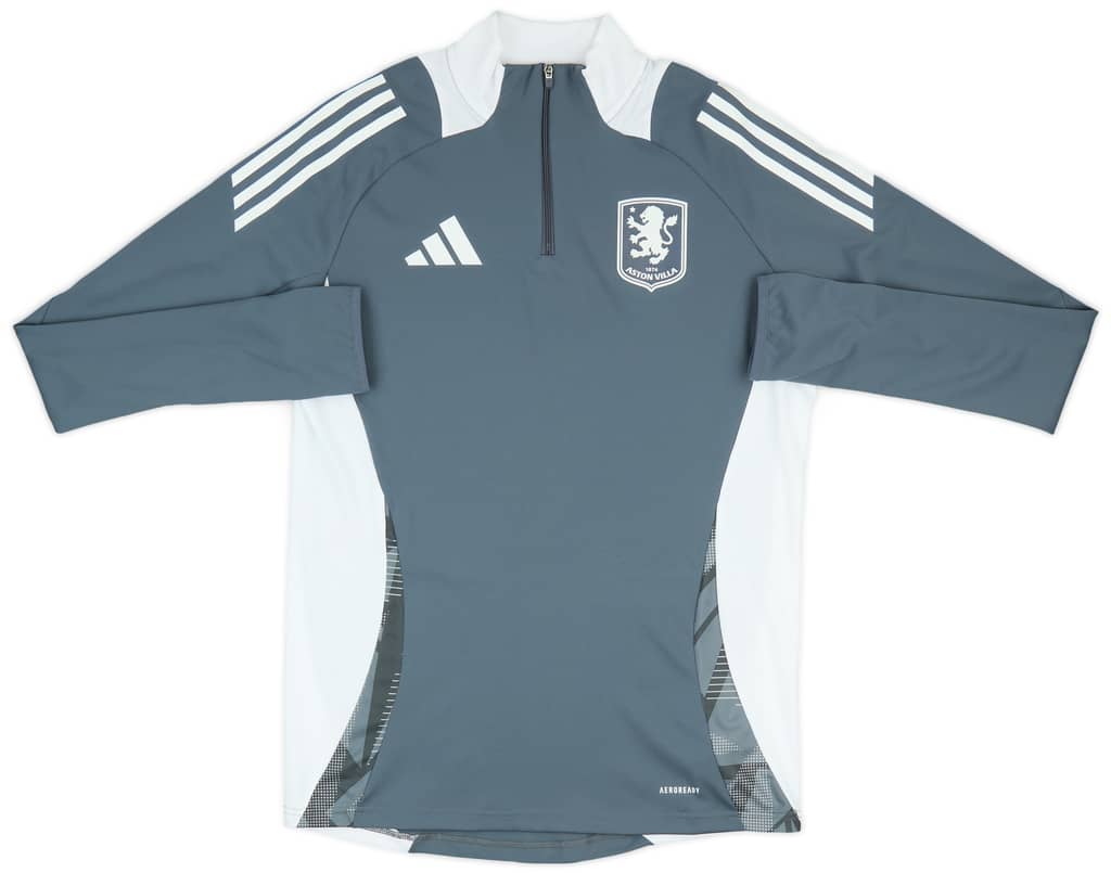 2024-25 Aston Villa adidas 1/4 Zip Training Top (M)