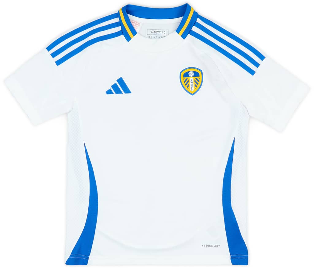 2024-25 Leeds United Home Shirt (S.Kids)