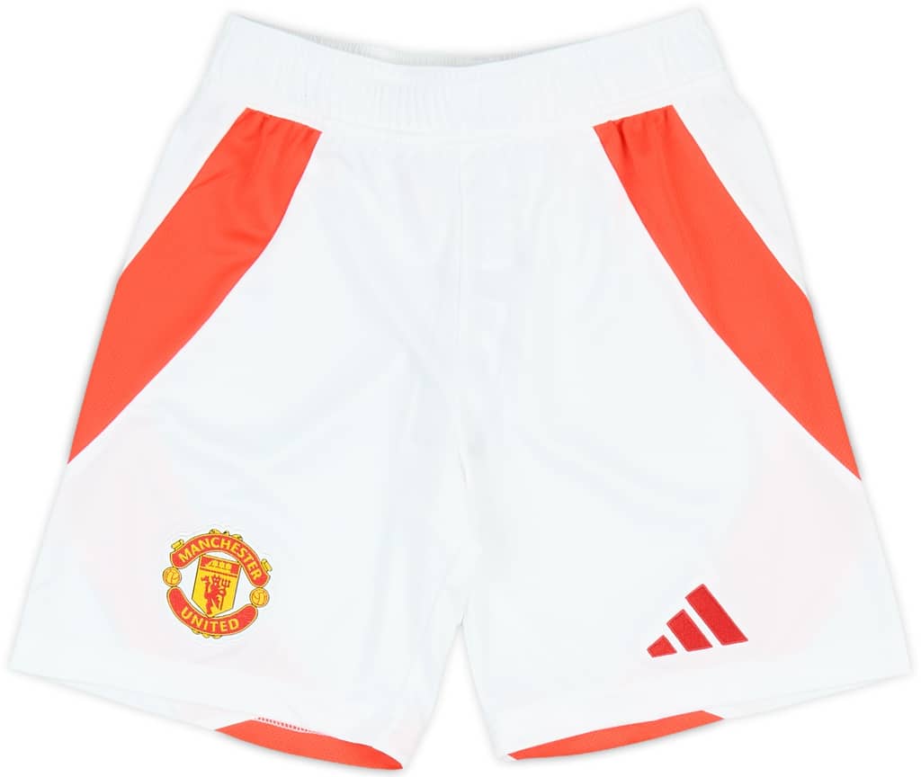 2024-25 Manchester United Home Shorts (KIDS)