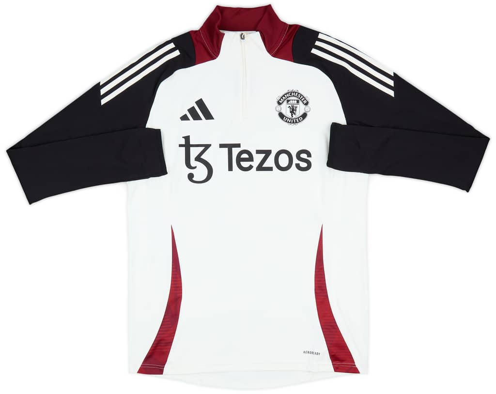 2024-25 Manchester United adidas 1/4 Zip Training Top