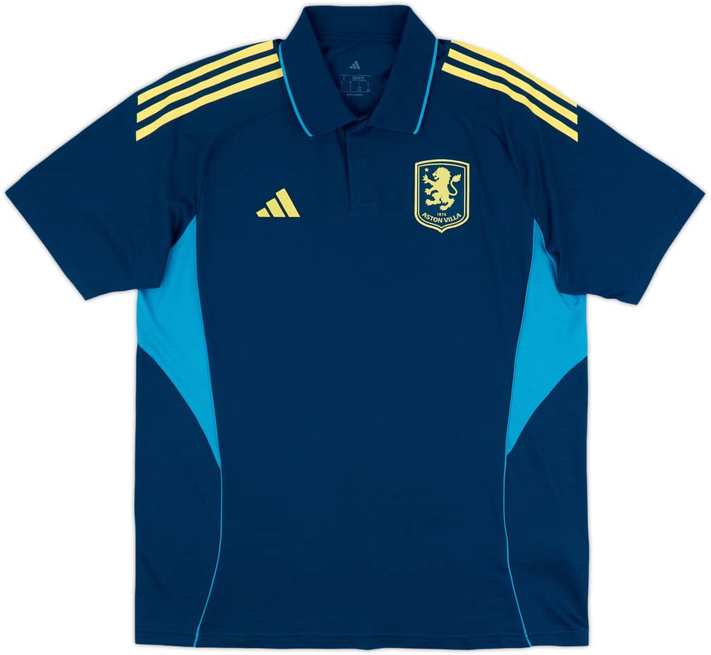 2025-26 Aston Villa adidas Polo T-Shirt