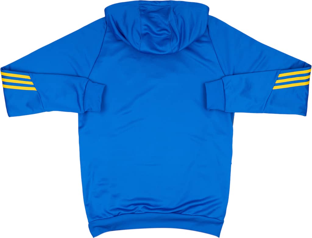 2024-25 Leeds United adidas 1/4 Zip Hooded Training Top (S)