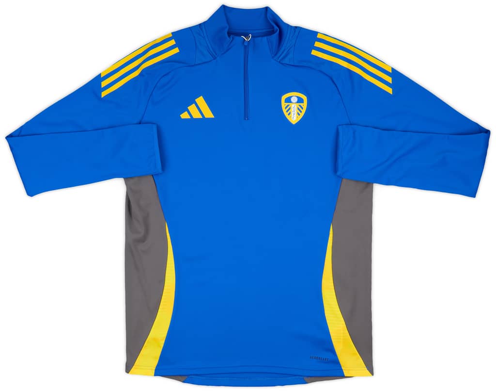 2024-25 Leeds United adidas 1/4 Zip Training Top