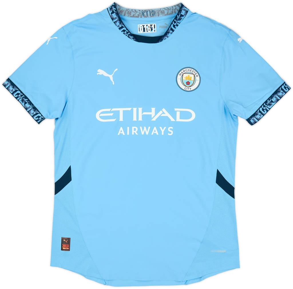 2024-25 Manchester City Player Issue Home Shirt (L)