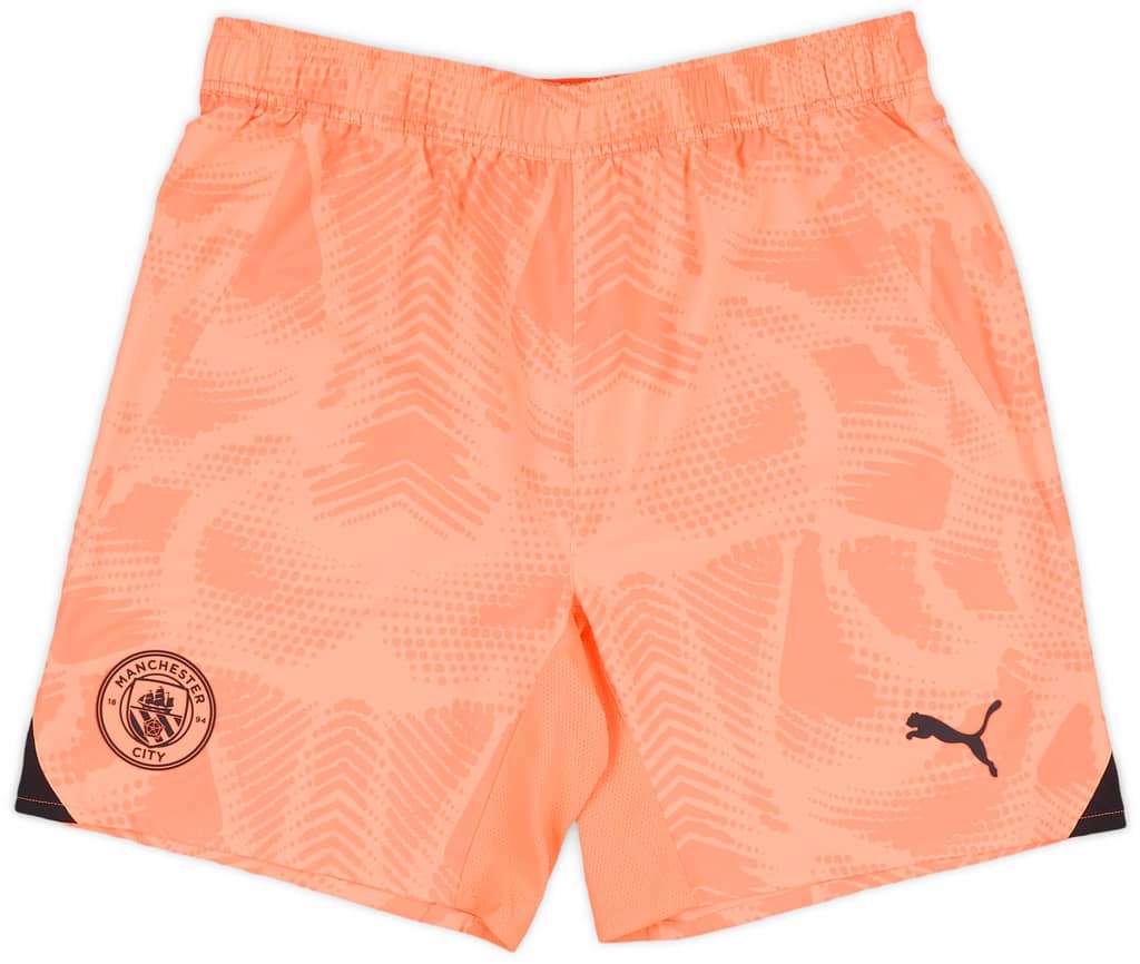 2024-25 Manchester City Player Issue GK Away Shorts (XL)