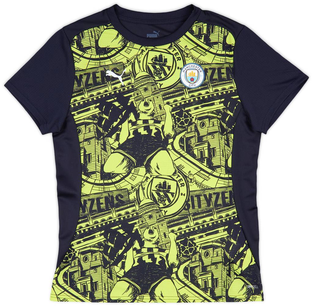 2024-25 Manchester City Puma Pre-Match Shirt (Women's M)