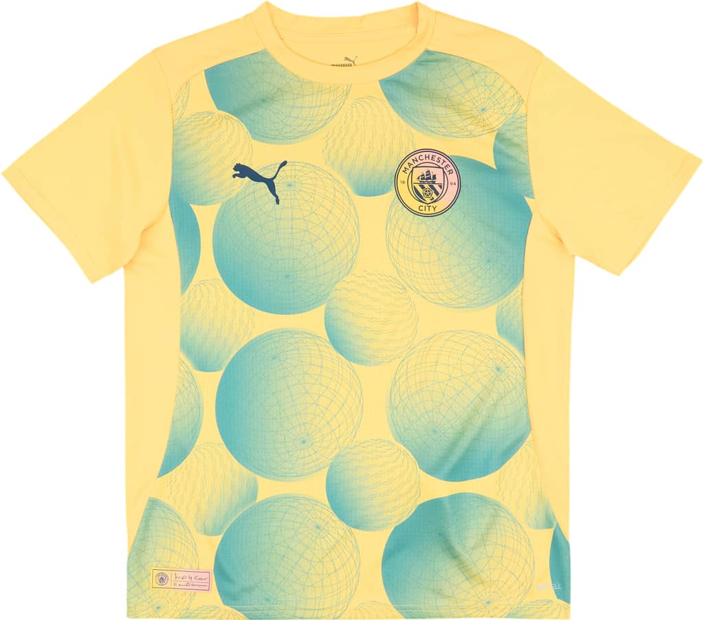 2024-25 Manchester City Puma Pre-Match Shirt (L.Kids)
