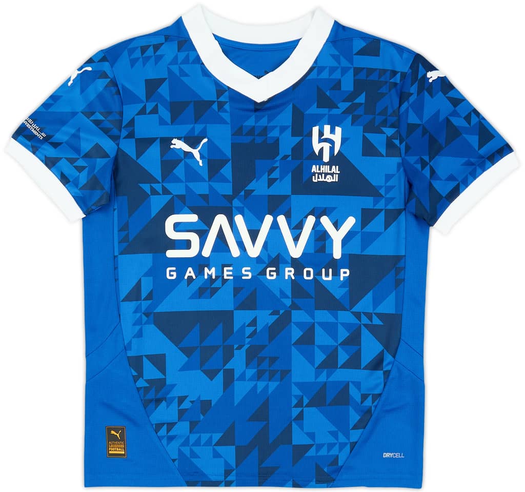 2024-25 Al Hilal Home Shirt (M.Kids)