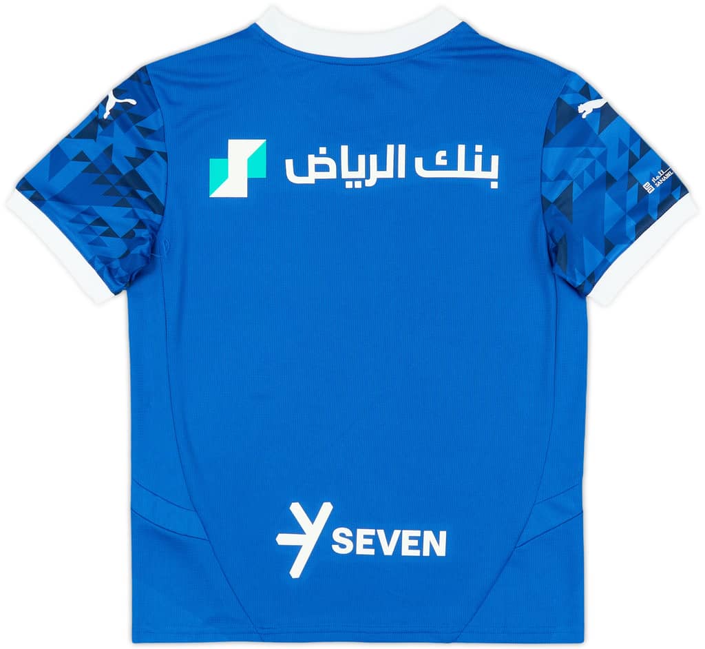 2024-25 Al Hilal Home Shirt (M.Kids)