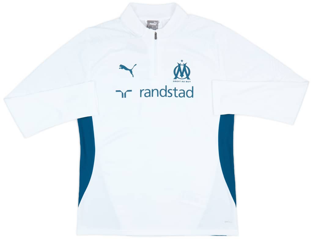 2024-25 Olympique Marseille Puma 1/4 Zip Training Top (M)