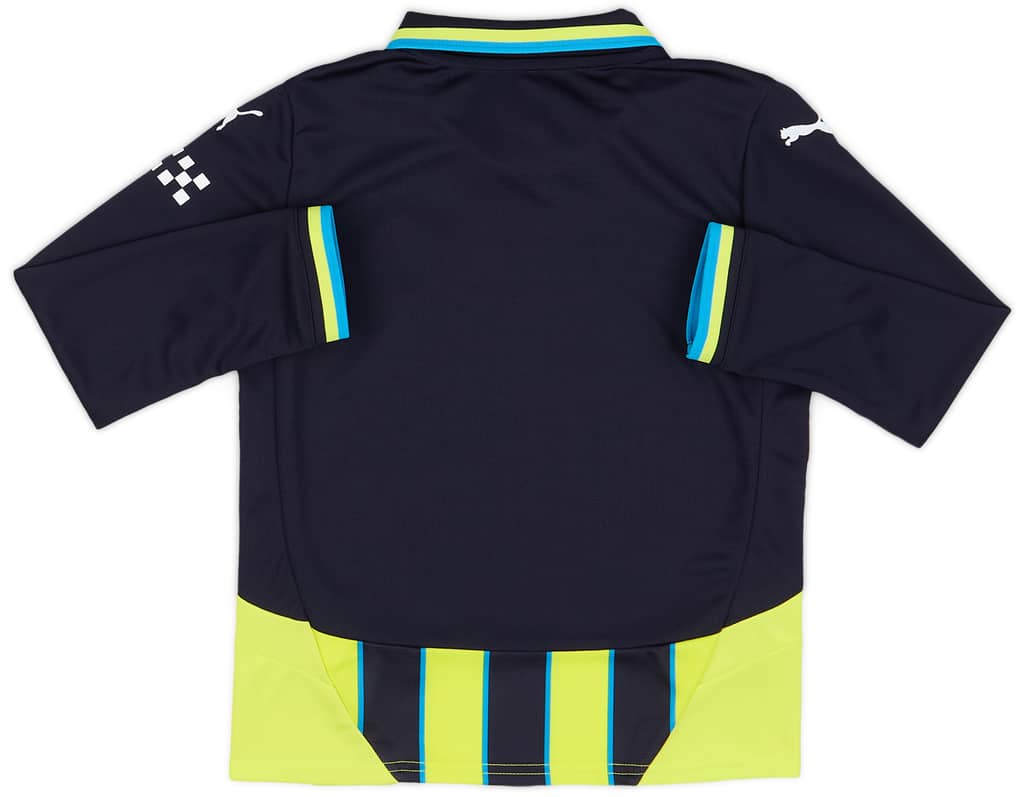 2024-25 Manchester City Away L/S Shirt (KIDS)