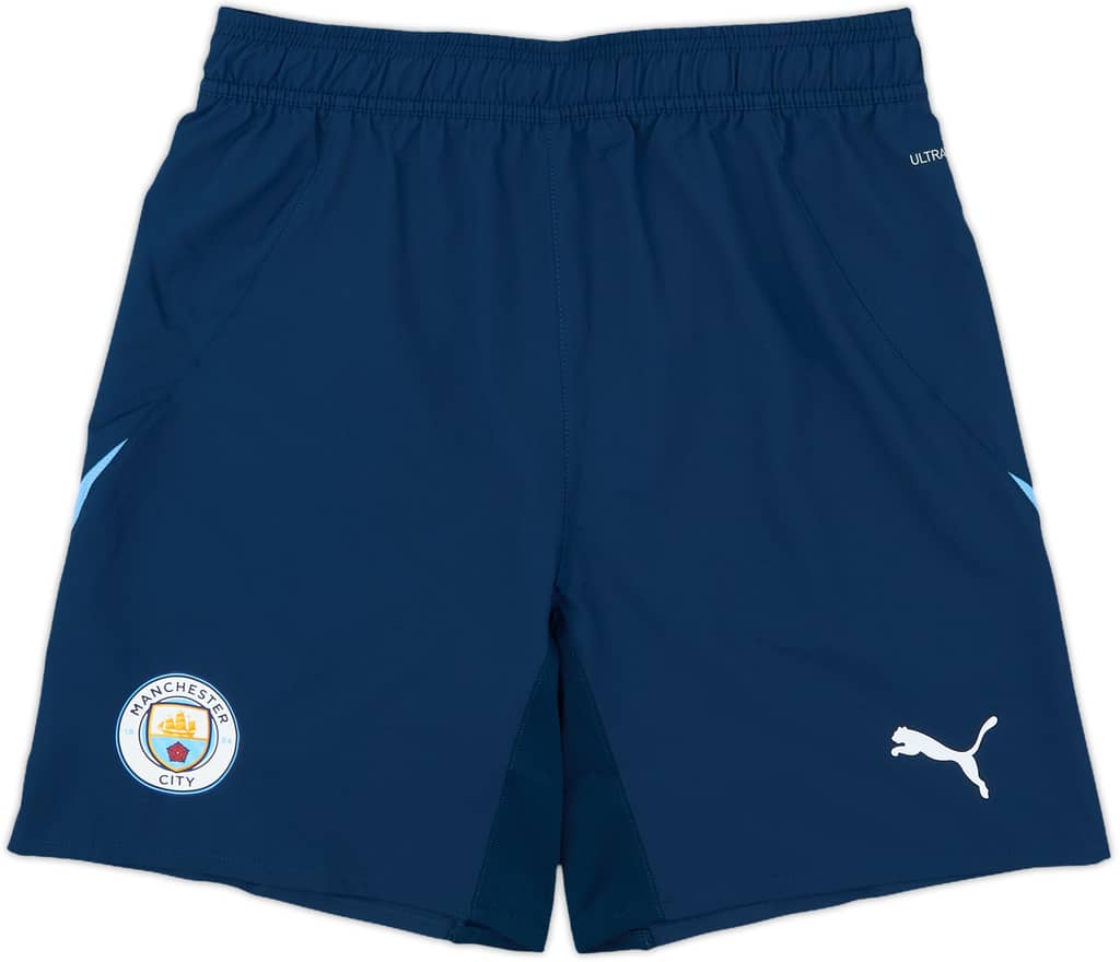 2024-25 Manchester City Player Issue Home Shorts (M)
