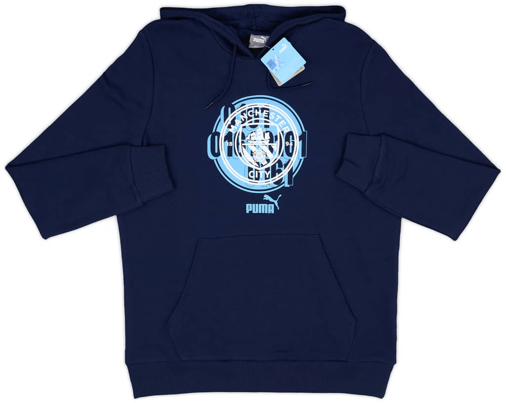 2024-25 Manchester City Puma FtblCulture Hooded Top (M)