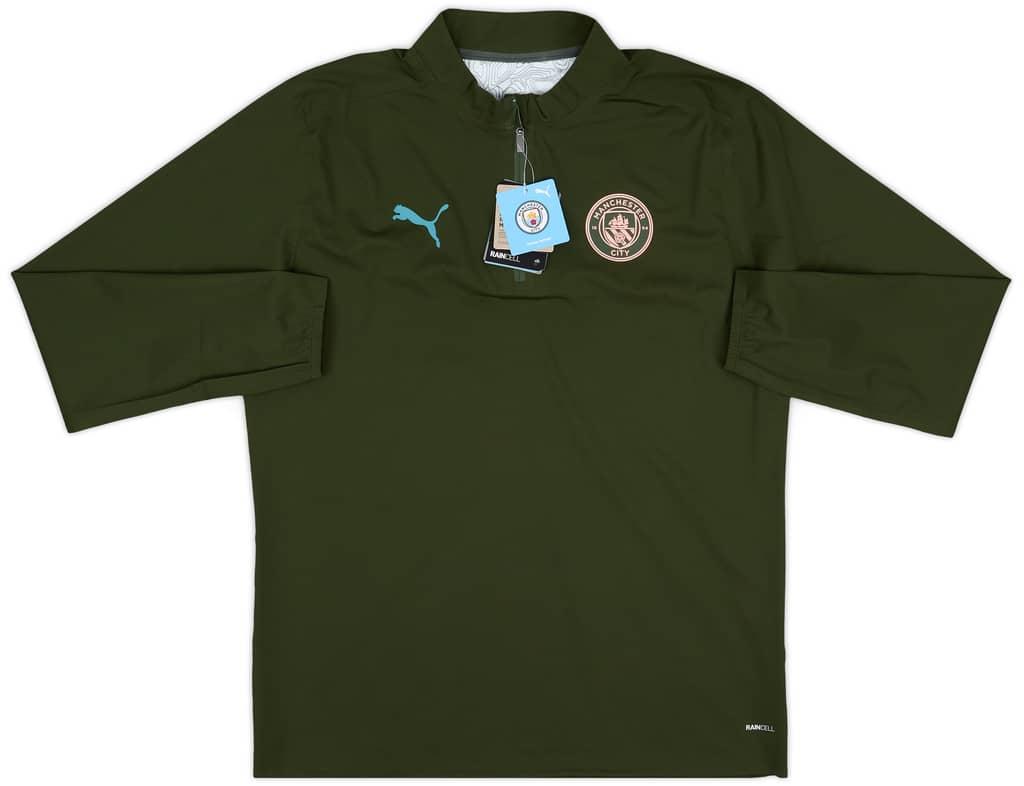 2024-25 Manchester City Puma 1/4 Zip Training Rain Top