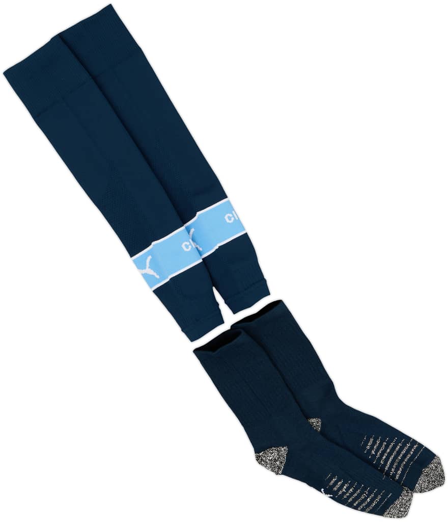 2024-25 Manchester City Home Two-in-One Socks (EU 43-46)