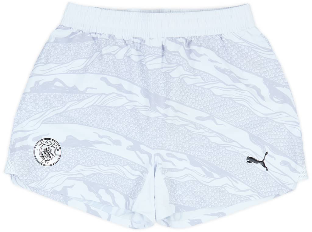 2024-25 Manchester City Women's Player Issue Pre-Match CNY Shorts
