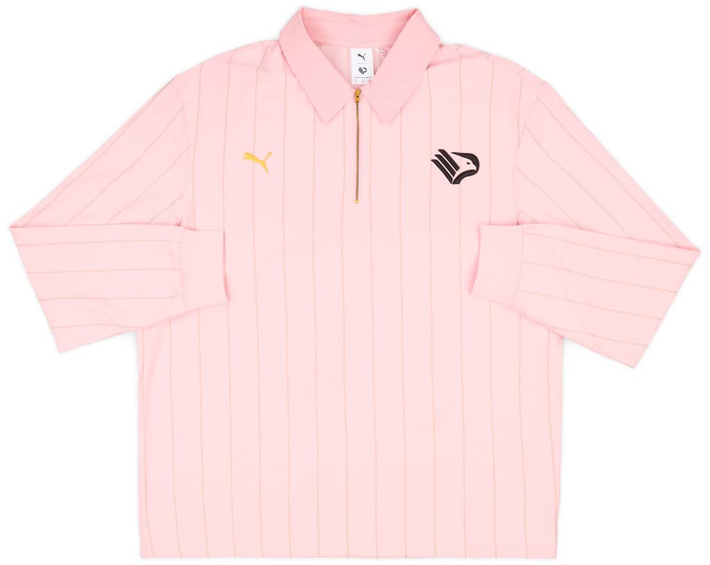 2023-24 Palermo Puma 1/4 Zip Polo L/S T-Shirt