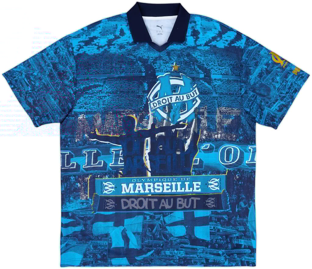 2024-25 Olympique Marseille Puma ftblNRGY+ Retro Shirt
