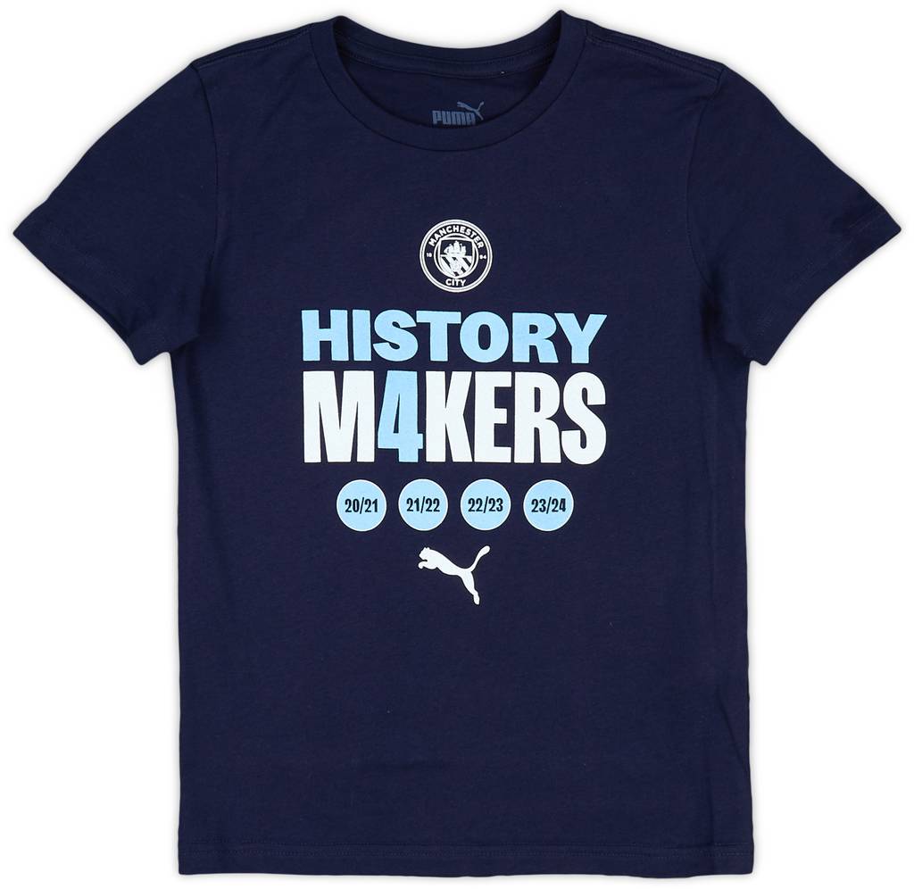 2023-24 Manchester City Puma Winners Tee (S.Kids)