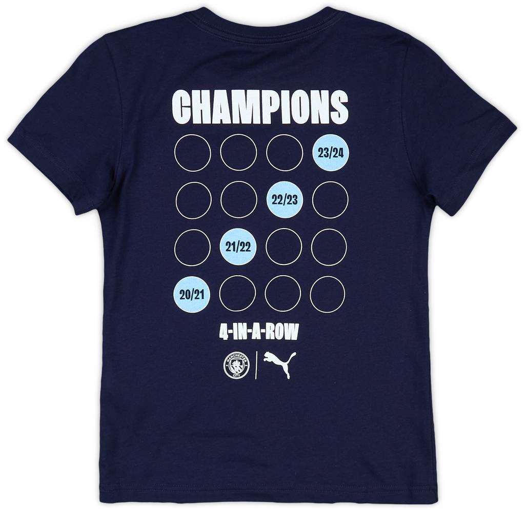 2023-24 Manchester City Puma Winners Tee (S.Kids)