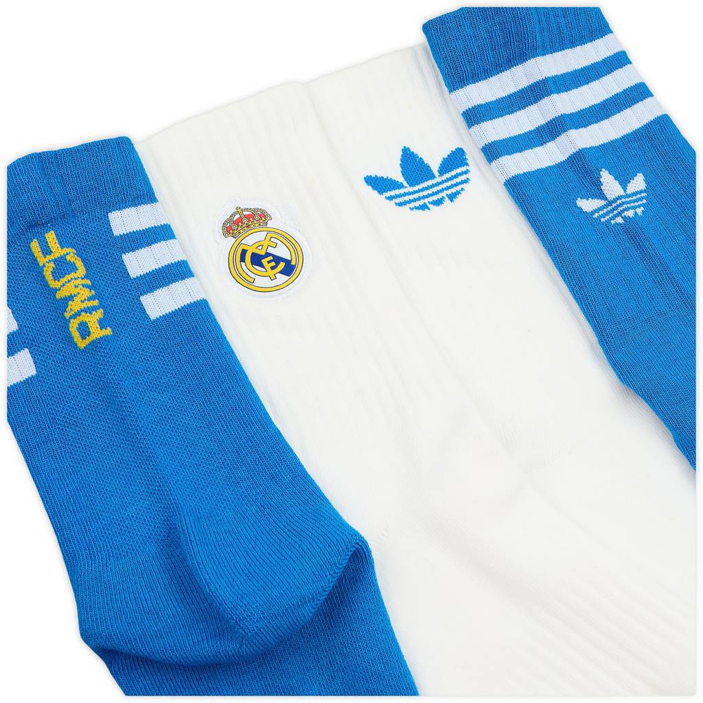 2025-26 Real Madrid adidas Crew Socks - (Pack of Two Pairs)