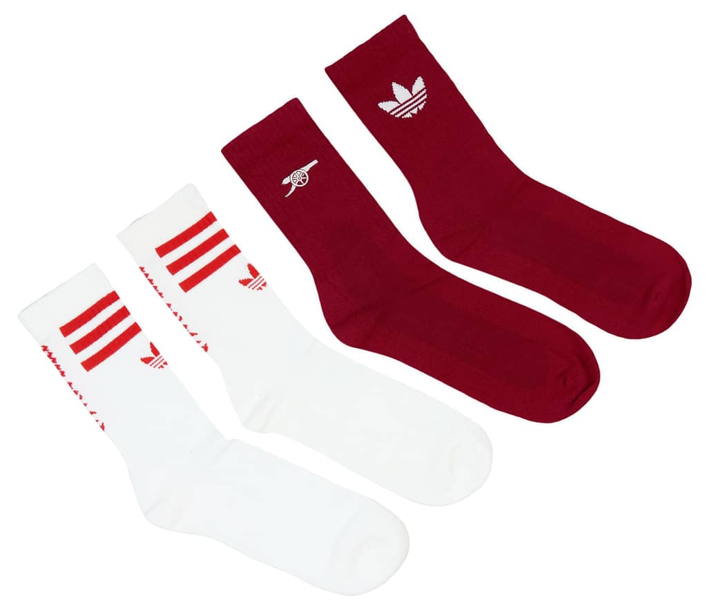 2025-26 Arsenal adidas Crew Socks - (Pack of Two Pairs)