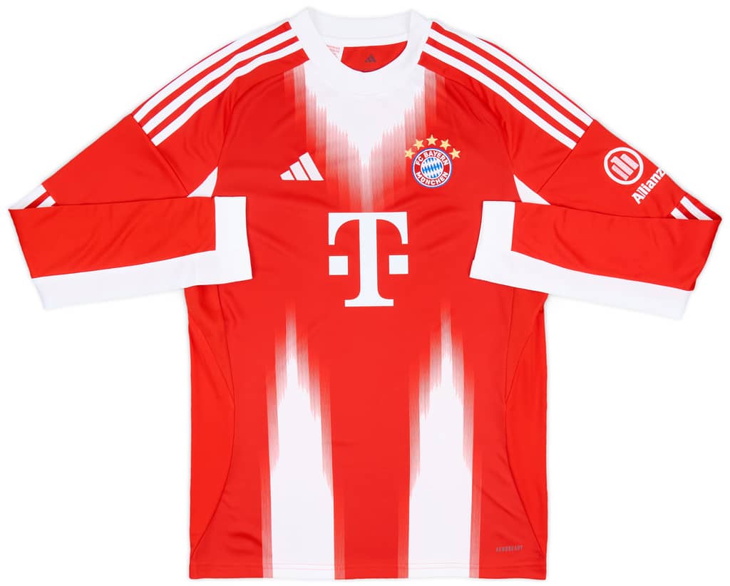 2025-26 Bayern Munich Home L/S Shirt (KIDS)