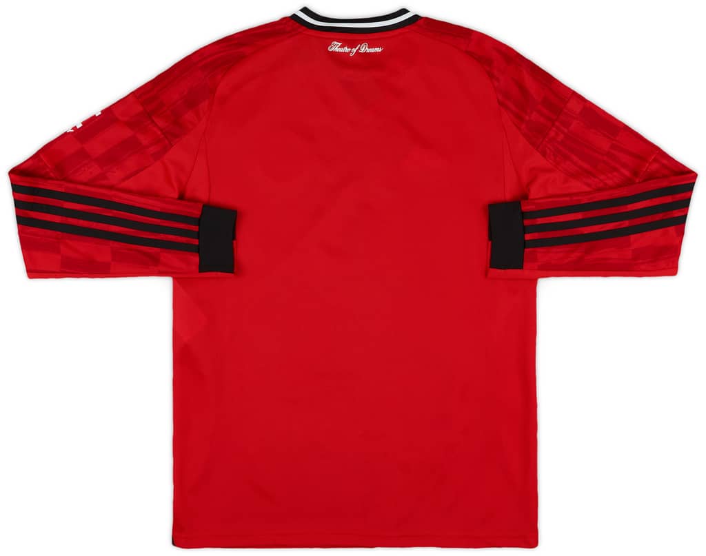 2025-26 Manchester United Home L/S Shirt (KIDS)