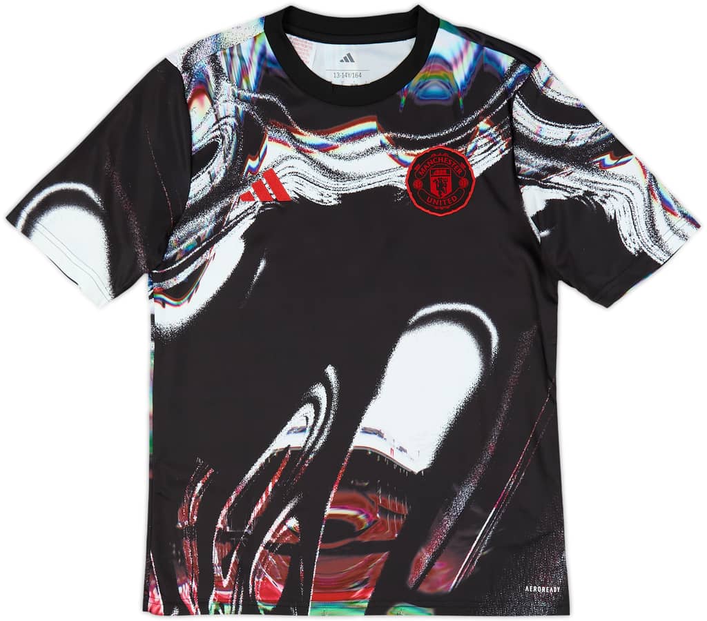 2025-26 Manchester United adidas Pre-Match Shirt (KIDS)