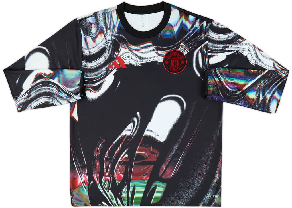 2025-26 Manchester United adidas Pre-Match Warm Top