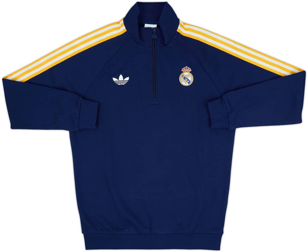 2025-26 Real Madrid adidas Originals 1/4 Zip Training Top