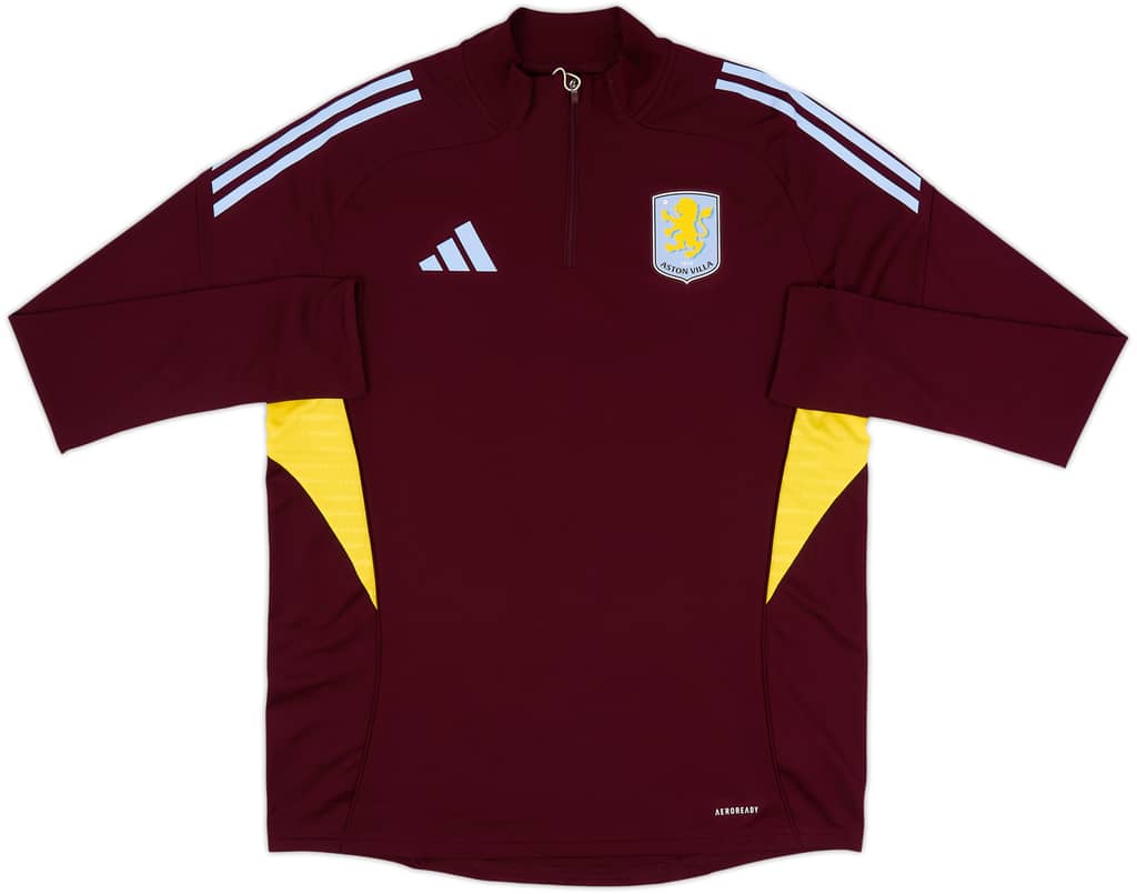 2025-26 Aston Villa adidas 1/4 Zip Training Top