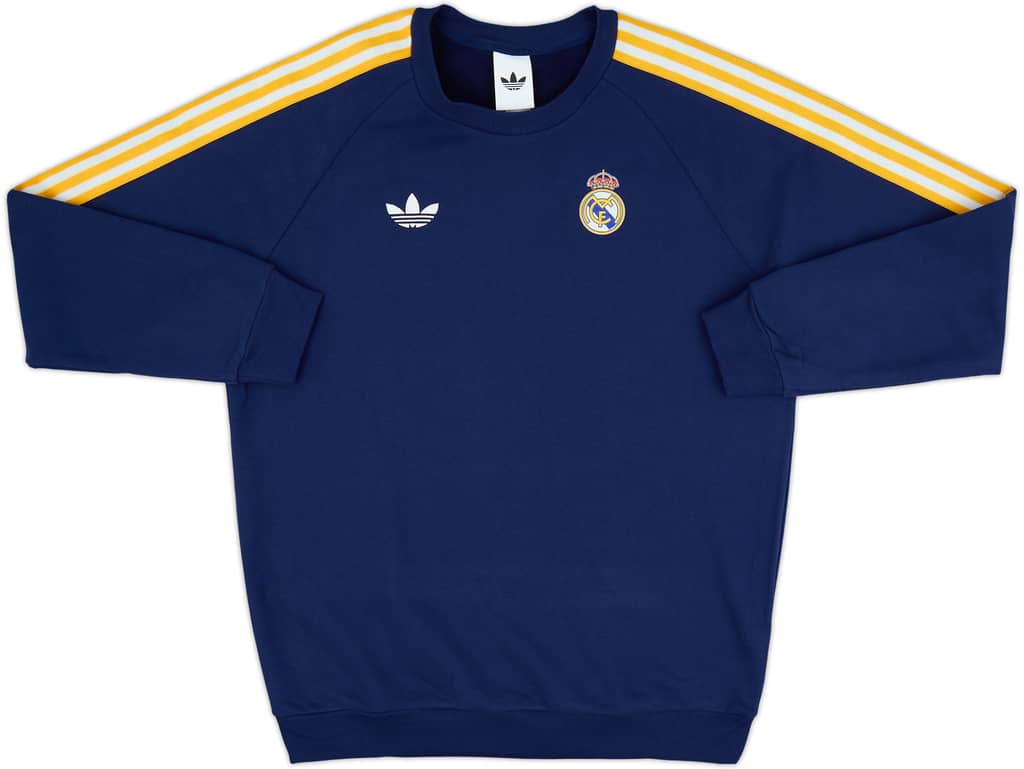 2025-26 Real Madrid adidas Originals Crew Sweat Top