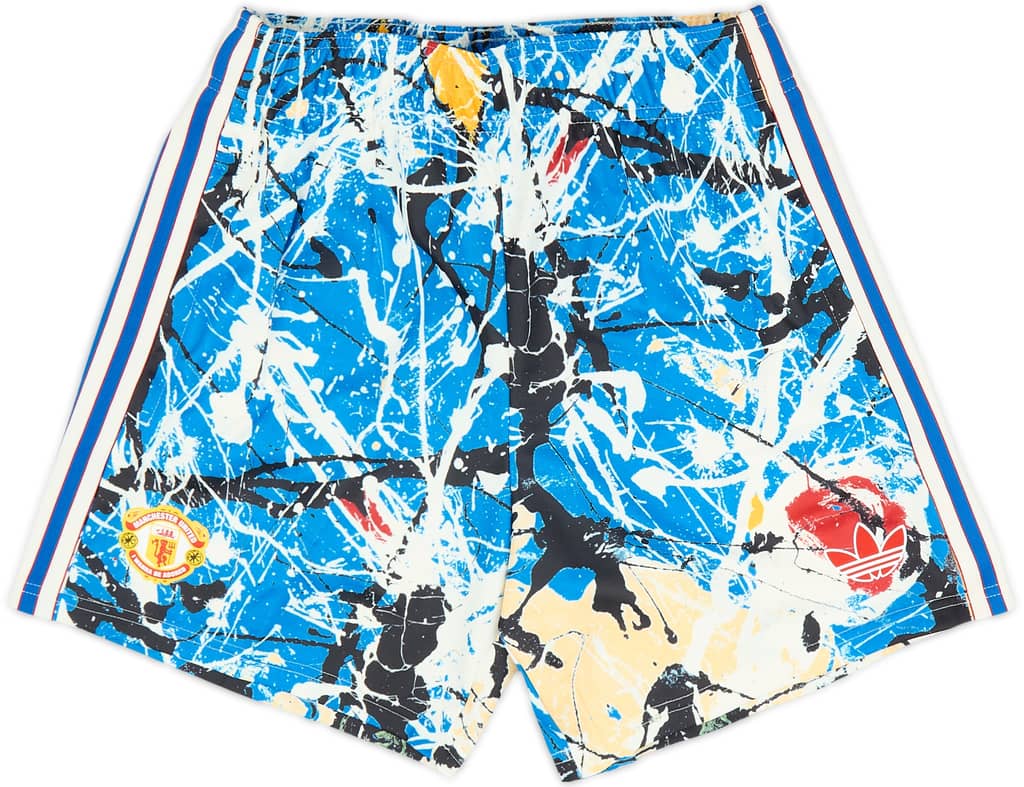 2025-26 Manchester United adidas Originals Stone Roses Shorts